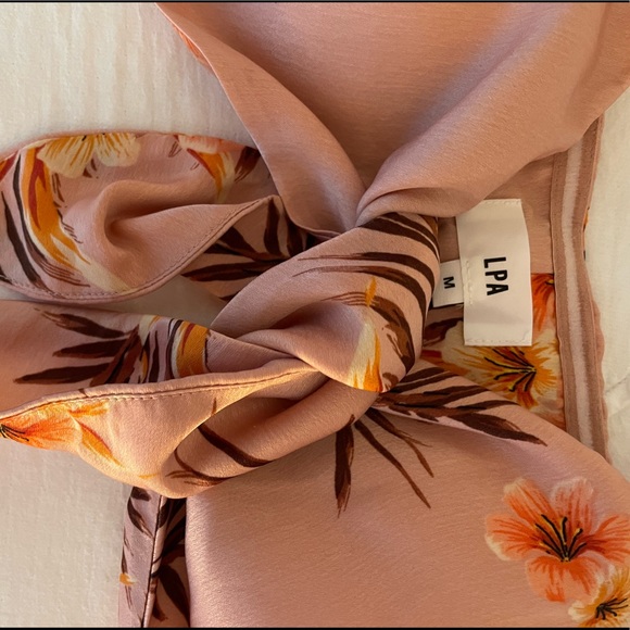 LPA Knot Bandeau With Ties in Tropic Bouquet - Picture 5 of 7